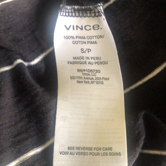 Vince | Striped Tee - Picture 6 of 6